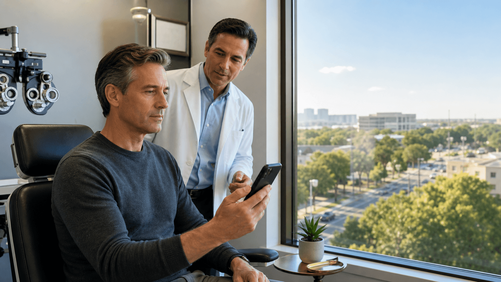 Monovision LASIK in Plano Explained: One Eye for Distance, One for Near