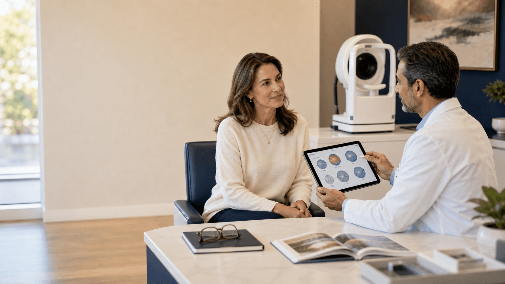 Lens replacement consultation and planning