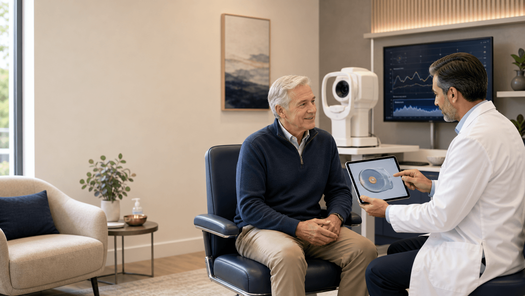 iDose glaucoma medication delivery consultation