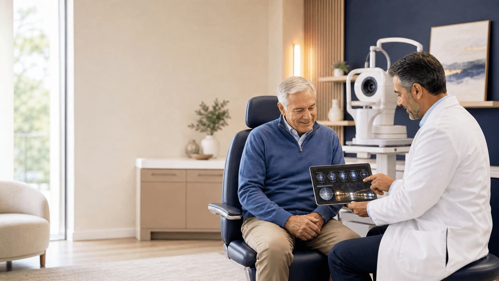 Cataract lens options consultation in Plano