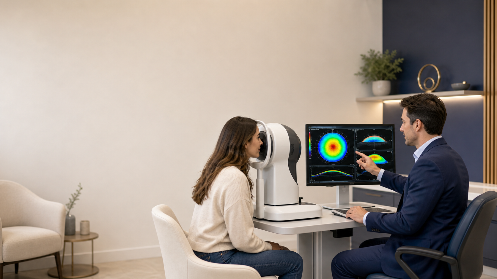 Corneal cross-linking diagnostic consultation